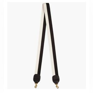 Clare V black and white shoulder strap